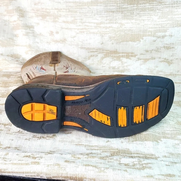 ARIAT® WORKHOG® MESTENO II* COMPOSITE TOE WORK BOOT - RUSTIC BROWN 10D - Picture 9 of 13